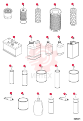 FILTER, OIL ENG 12 6511766 (3)
