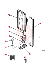 MIRROR,REAR KIT 94897-6