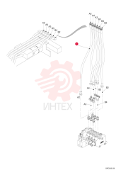 HOSE , TJ 7/8 12.7 MJ 7/8 L 760