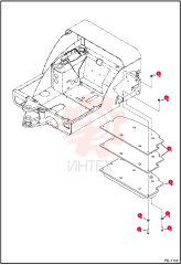 PLATE, COUNTERWEIGHT 7131894