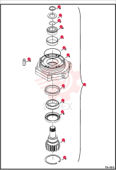 MOUNT, SLEW ASSY 6807330 (2)