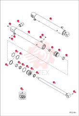 CYLINDER, ASSY BOOM 7151173 (1)