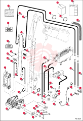 KIT, X-CHANGE HYD LONG ARM 7116725 (2)