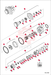 MOTOR, HYD SLEW 6689391REM (2)