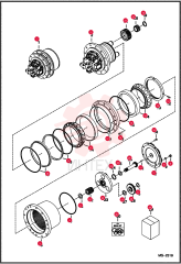 MOTOR, MOTOR HYD 6689796 (1)