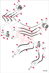 MOTOR, DRIVE HYD TRAVEL 6685455 (3)