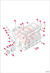 BLOCK, CYLINDER 6698245 (2)