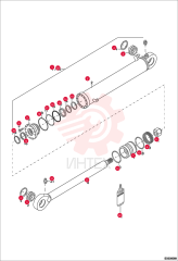 CYLINDER, ARM DIPPER 6501244500 (2)