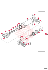 CYLINDER, HYDRAULIC 6501150100