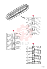 TRACK RUBBER (180X39X72) 7" MX 6988848EF (2)