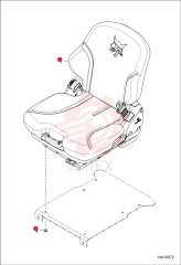 SEAT, OPERATOR SUSPENSION CLOTH 7200930