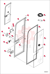 DOOR, CAB ASSY 7260466 (2)