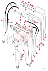 CYLINDER HYDRAULIC ASSEMBLY 7308284 (1)