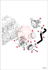 COOLER, OIL FILTER ASSY 7249295