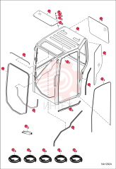 WINDOW REAR 7324456