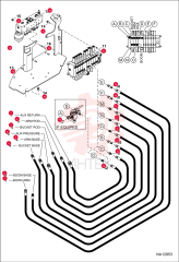 HOSE, HYD ASSY 7164919 (5)