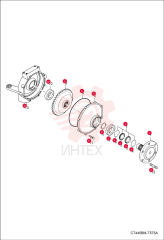 AXLE, FRONT 7013124