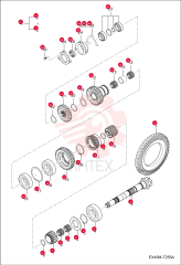 GEAR, SPIRAL BEVEL ASSY 7002873 (2)