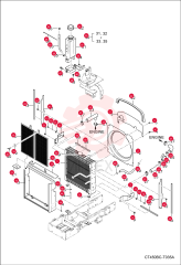 EXCHANGER, WATER RADIATOR 7013126