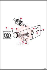 SET,PISTON RING IR59243782
