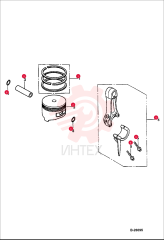 PISTON RING SET IR22328231