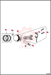 PISTON RING SET IR13221114 (1)