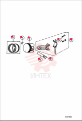PISTON RING SET IR13221114 (2)