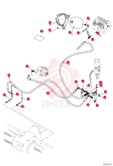 BRAKE , PARKING , CONTROL 6909330