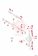 BUSHING AXLE 7283041 (1)
