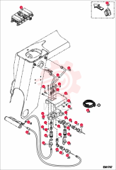 FITTING HYDRAULIC CONNECTOR 7244942