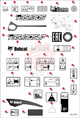 DECAL, LOGO BOBCAT HEAD 7197621 (3)