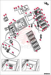 L.H. control panel plate 96080.7