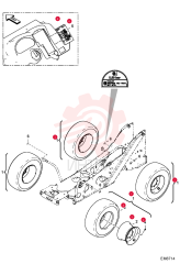 WHEEL ASSY 6915904-O
