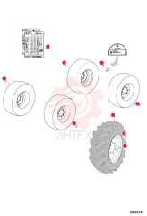 WHEEL ASSY, RH 6937186-O