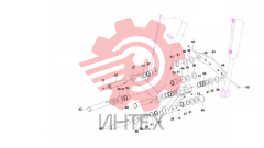 Крепления стрелы и гидроцилиндров SY75C3I3R(US).3 13211055 (часть 3)