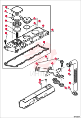COVER CYLINDER HEAD ASSEMBLY 6912017 (1)