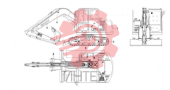 Компоненты основные экскаватора SY75C9 12630366
