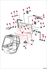 WINDOW PANE,REAR 6908787 (3)