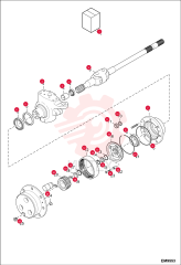 KIT WHEEL HUB 6912574 (2)