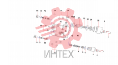 Комплектующие регулирующего клапана 60282044