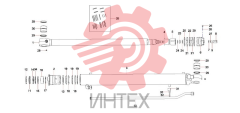 Цилиндр стрелы 60249061 9.5T
