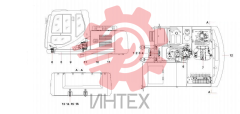 Комплектующие экскаватора SY135C8I3K(EU).1 13267763