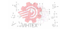Крепление проводов на двигателе 60116536