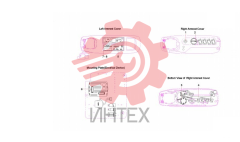 Комплектующие электрической системы кабины SY135C9I2K.5C.1.1 12333441