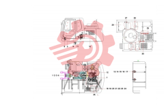 Комплектующие поворотной рамы SY135C9I4K(US).1 13450215