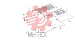 Пластины защитные поворотной платформы 12731217