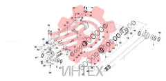 Цилиндр стрелы левый SY210C6C2K 13416543
