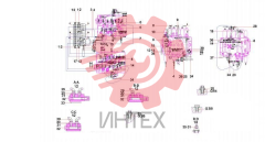 Трубопровод и соединения главного клапана SY205C9M3K.1.4A.3 13609947
