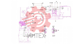 Трубопровод возврата масла SY215C9M3K.1.2D.3 13657741