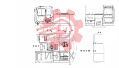 Комплектующие поворотной платформы SY220C9M2K.1B 13172320